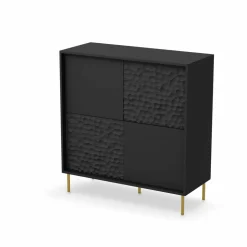 Komoda wysoka Afir czarna