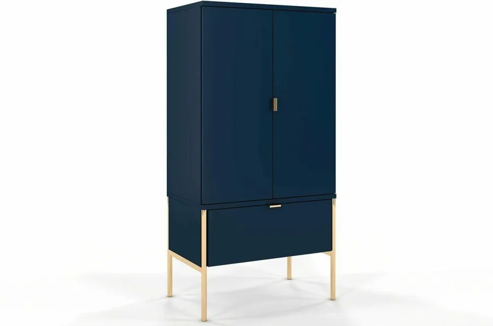 Komoda wysoka Polka Navy Blue