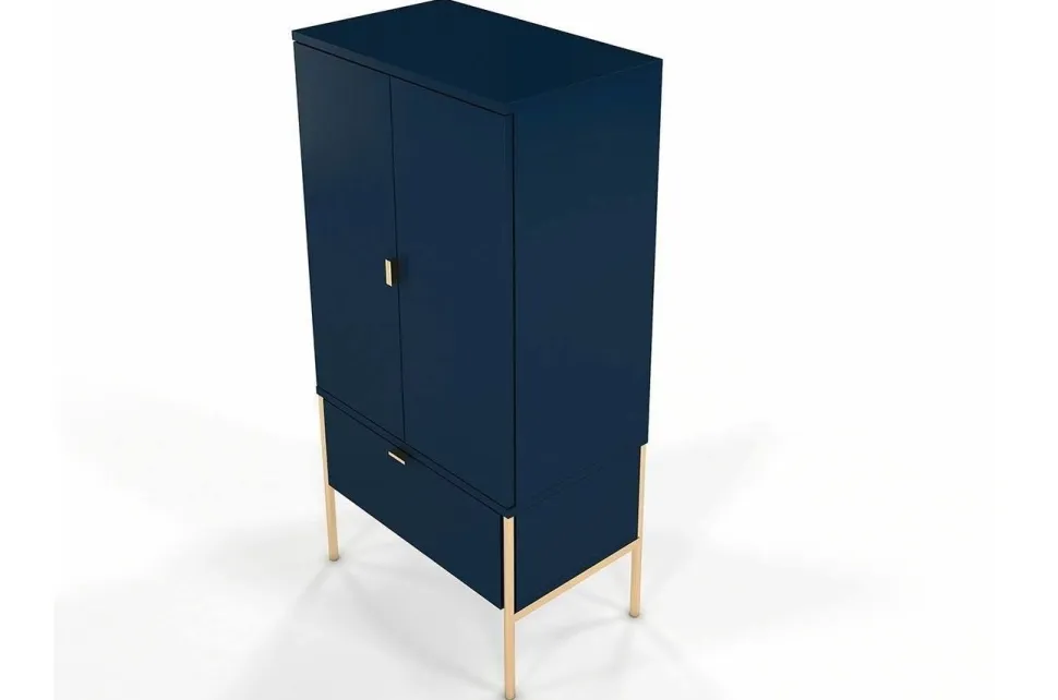 Komoda wysoka Polka Navy Blue