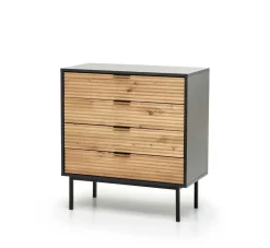 Komoda z szufladami Nihala dąb artisan/