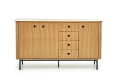 Komoda Zefir dąb/ czarna