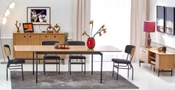 Komoda Zefir dąb/ czarna