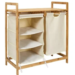 Komoda/bieliźniarka bambus/tkanina