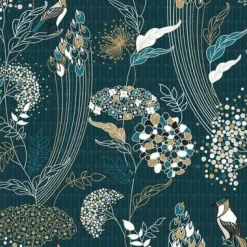 Komplet pościeli Art Déco 240x220 cm niebieska