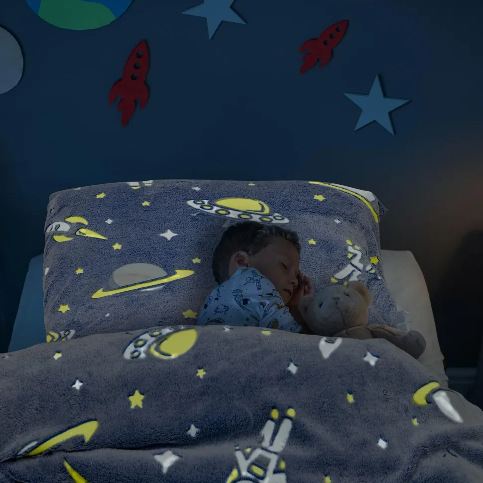 Komplet pościeli dziecięcej 140x200 fluorescencyjnej