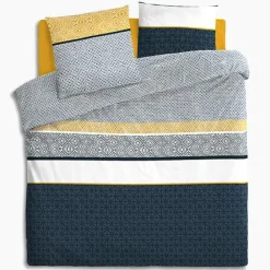 Komplet pościeli Etnik 240 x 220 cm niebieski