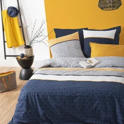 Komplet pościeli Etnik 240 x 220 cm niebieski