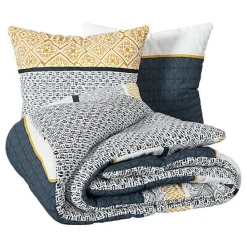 Komplet pościeli Etnik 240 x 220 cm niebieski