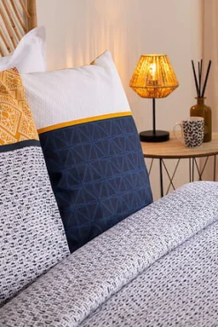 Komplet pościeli Etnik 240 x 220 cm niebieski