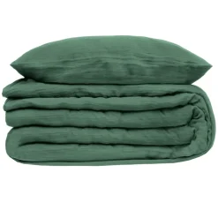 Komplet pościeli Origines 260 x 240 cm  seledynowy, prana bawełna tuftowana