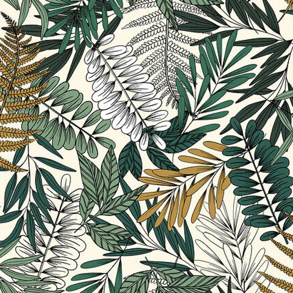 Komplet pościeli Tropik 240 x 220 cm zielony