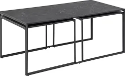 Komplet stolików Infinity czarne
