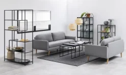 Komplet stolików Infinity czarne