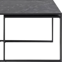 Komplet stolików Infinity czarne