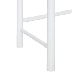 Konsola Cabras białe drewno/wiklina