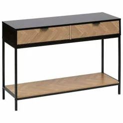 Konsola Chevrons z efektem drewna