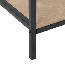 Konsola Chevrons z efektem drewna