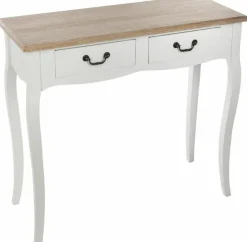 Konsola Chrysa biała 2 szuflady