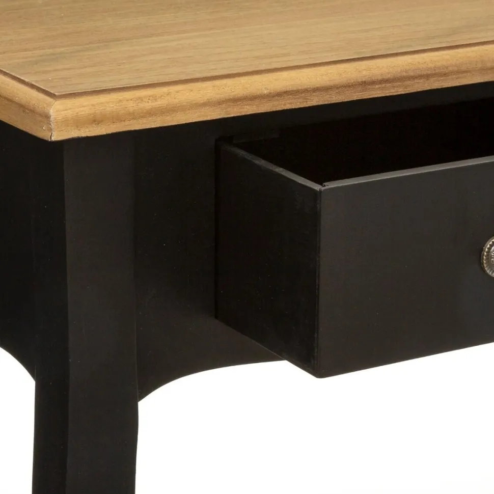 Konsola Chrysa czarna 2 szuflady