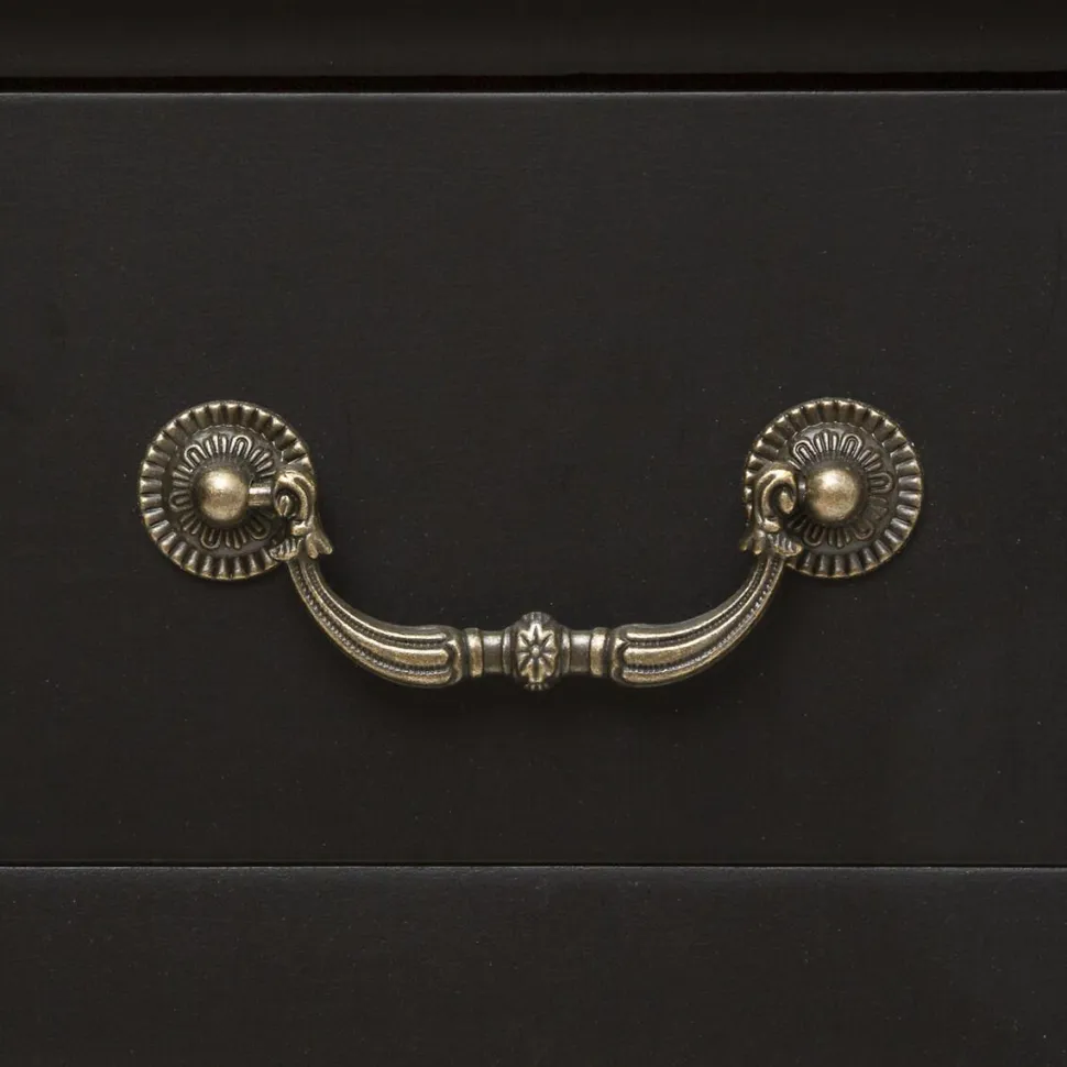 Konsola Chrysa czarna 2 szuflady