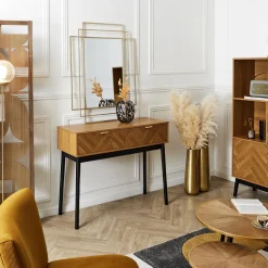 Konsola Felix jodełka naturalny