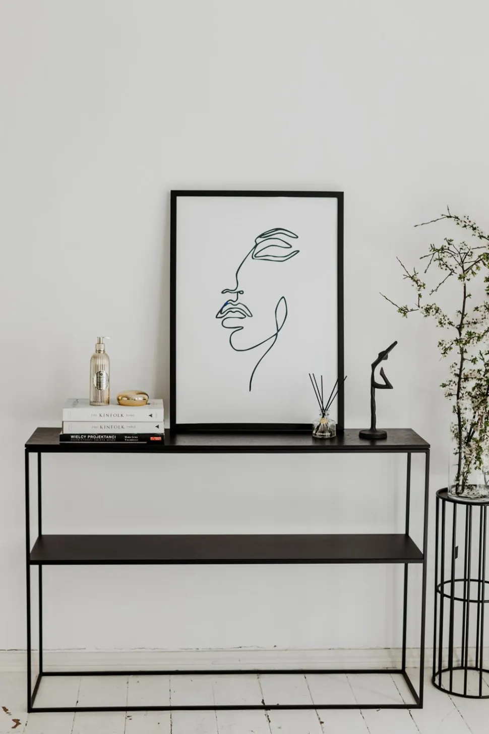 Konsola STAM 280 czarny dąb