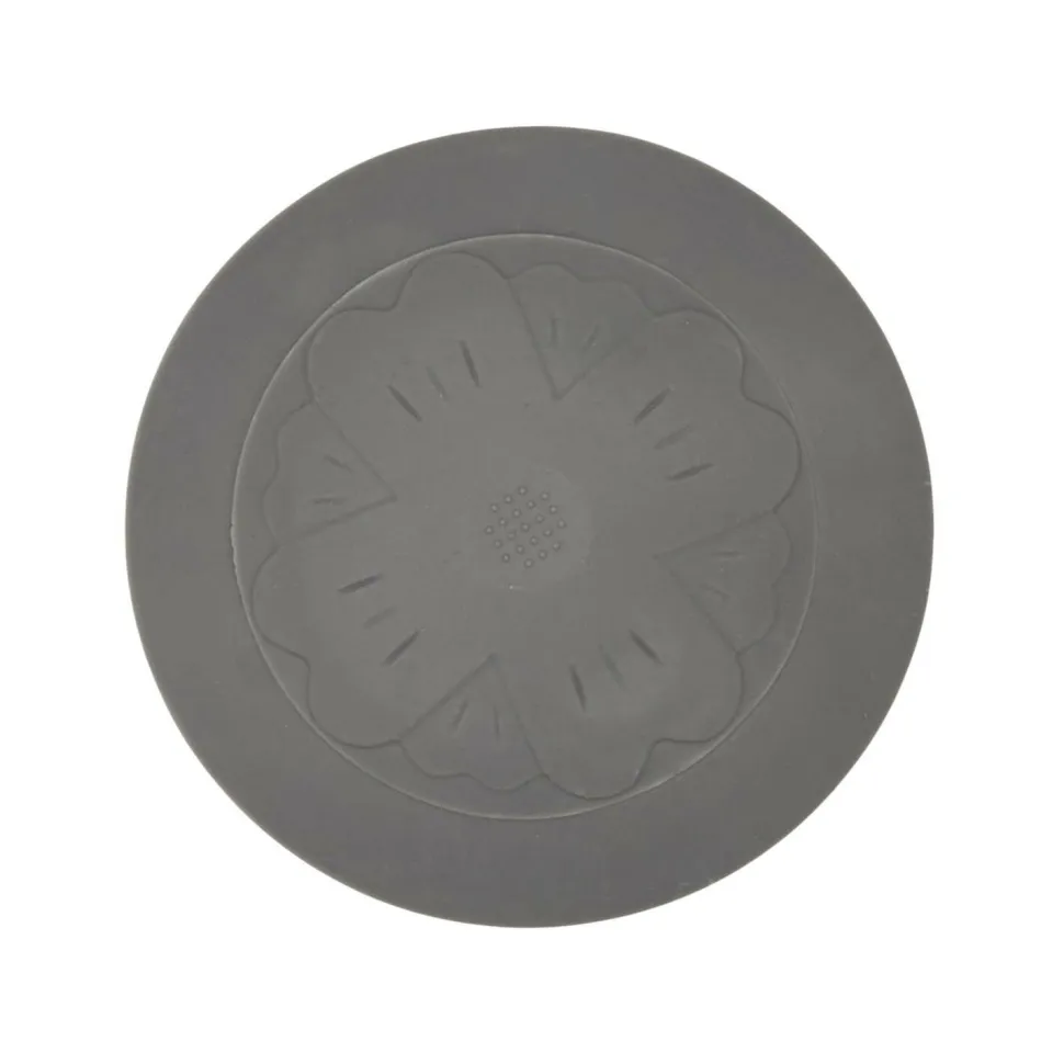 Korek do zlewu silikonowy szary