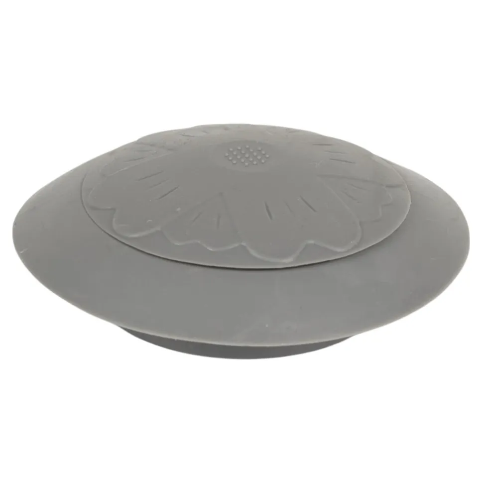 Korek do zlewu silikonowy szary