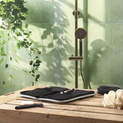 Kosmetyczka na pędzle szara