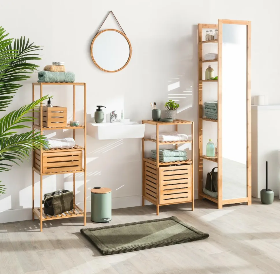 Kosz / skrzynka 31x15 bambusowa naturalna