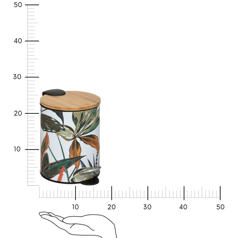 Kosz na śmieci BlackFlora 3l funkcja Soft Close multikolor