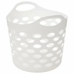 Kosz na pranie 28 l biały