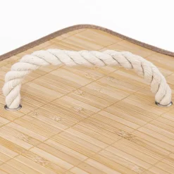 Kosz na pranie bambusowy trójkątny 48L