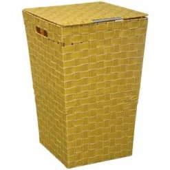 Kosz na pranie Lisa żółty 30L
