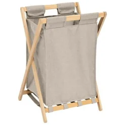 Kosz na pranie Tidy 50l składany szary