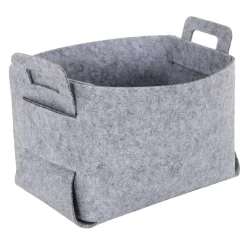 Kosz/ pudełko z filcu M szare składane