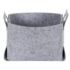 Kosz/ pudełko z filcu M szare składane