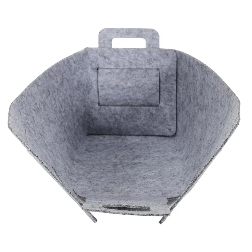 Kosz/ pudełko z filcu M szare składane