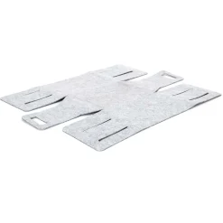 Kosz/ pudełko z filcu M szare składane