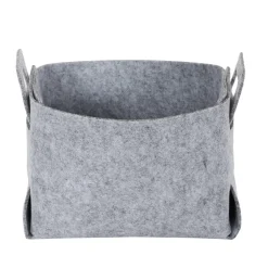 Kosz/ pudełko z filcu S szare składane