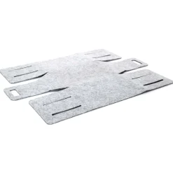 Kosz/ pudełko z filcu S szare składane