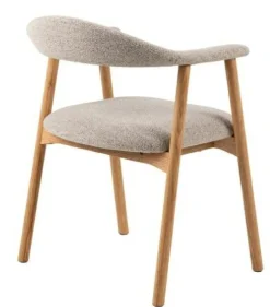 Krzesło Addi  beżowe/ dąb Monza 60