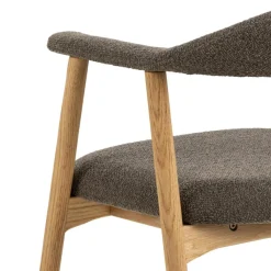 Krzesło Addi  brązowe/ dąb Monza 40