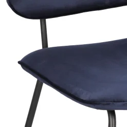 Krzesło Adele VIC granatowe tapicerowane