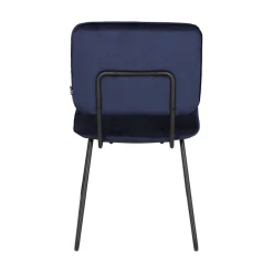 Krzesło Adele VIC granatowe tapicerowane