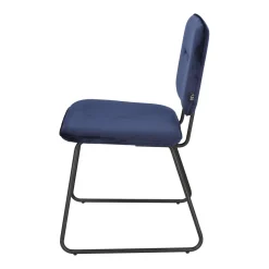 Krzesło Adele VIC granatowe tapicerowane