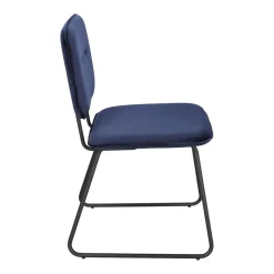 Krzesło Adele VIC granatowe tapicerowane