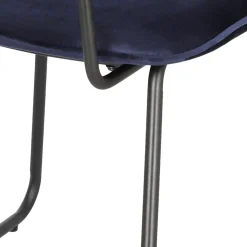 Krzesło Adele VIC granatowe tapicerowane