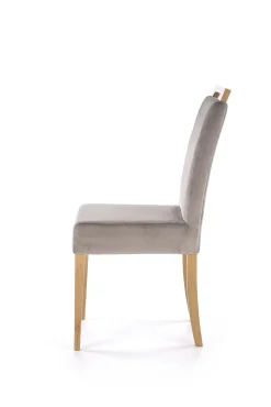 Krzesło Alabama dąb miodowy/ szare