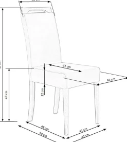 Krzesło Alabama zielone Monolith 37